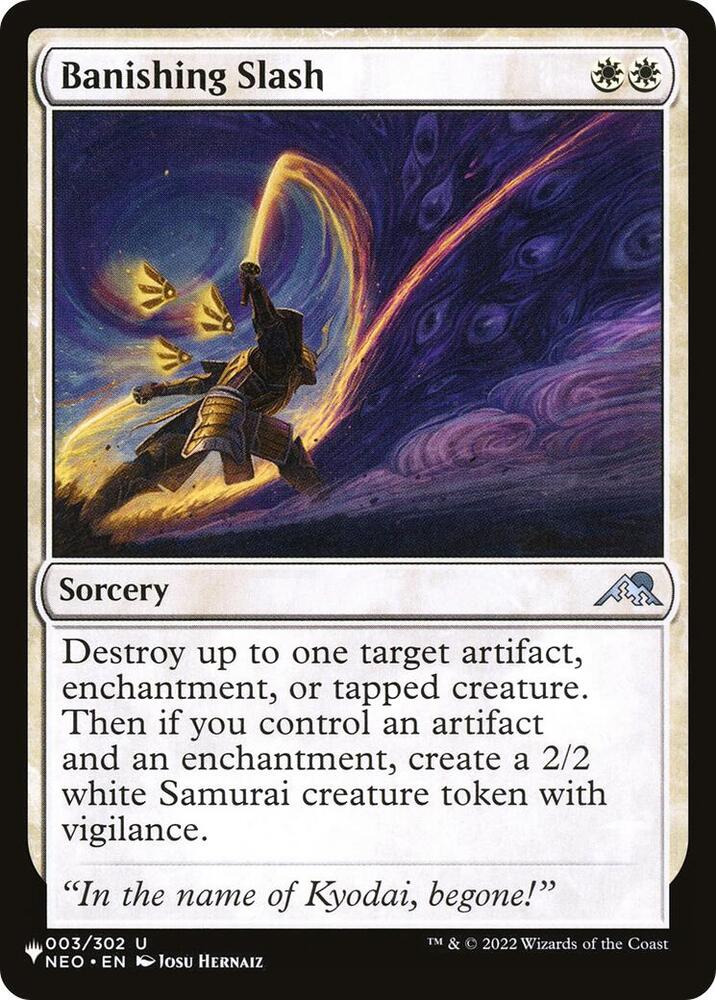 Banishing Slash 003/302 (The List Reprints)  | Good Games Adelaide SA