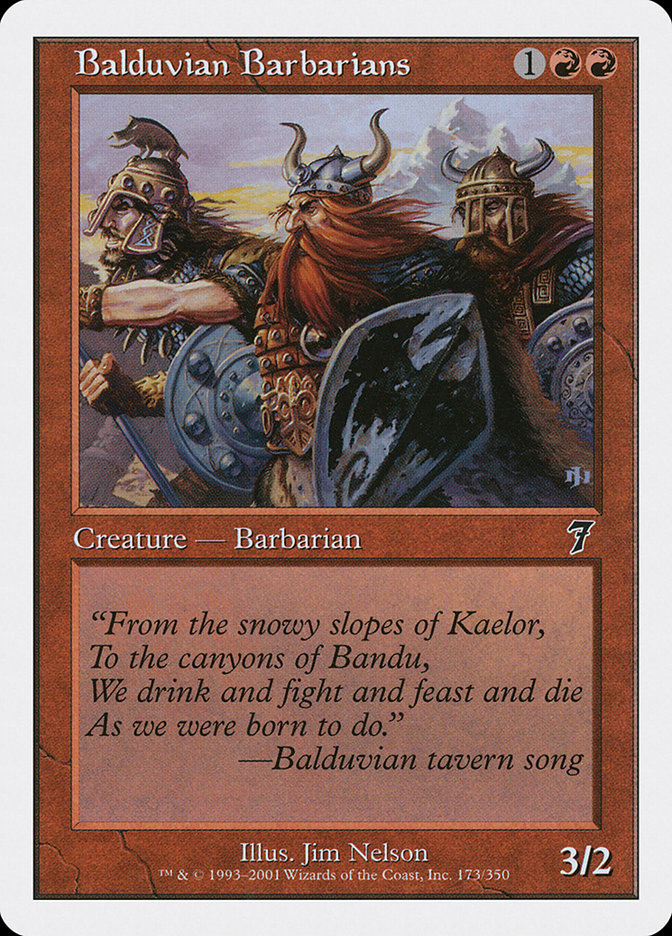 Balduvian Barbarians [Seventh Edition] | Good Games Adelaide SA