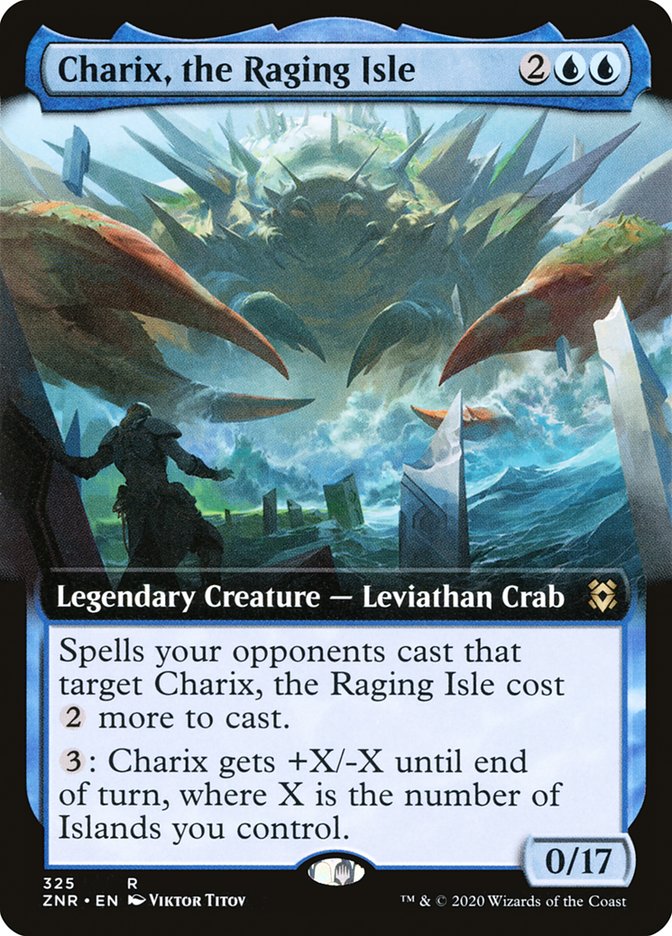 Charix, the Raging Isle (Extended Art) [Zendikar Rising] | Good Games Adelaide SA