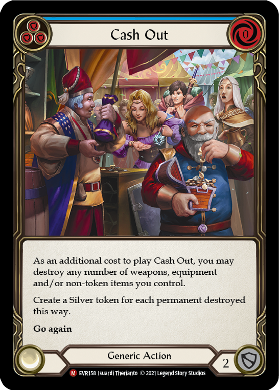 Cash Out [EVR158] (Everfest)  1st Edition Rainbow Foil | Good Games Adelaide SA