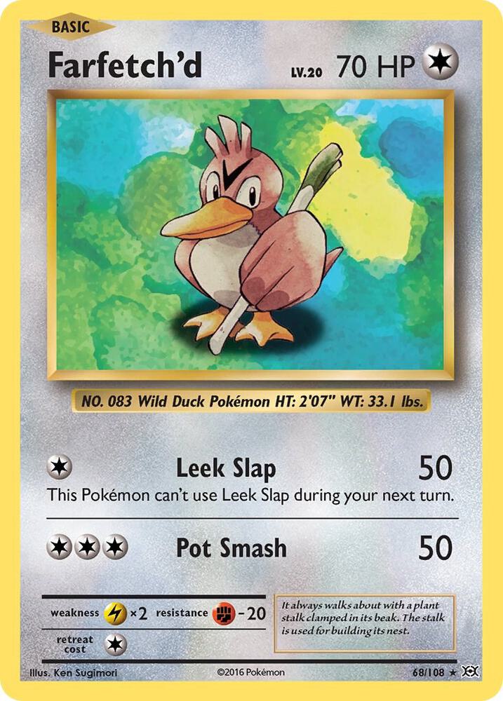 Farfetch'd 68/108 (XY - Evolutions)  | Good Games Adelaide SA