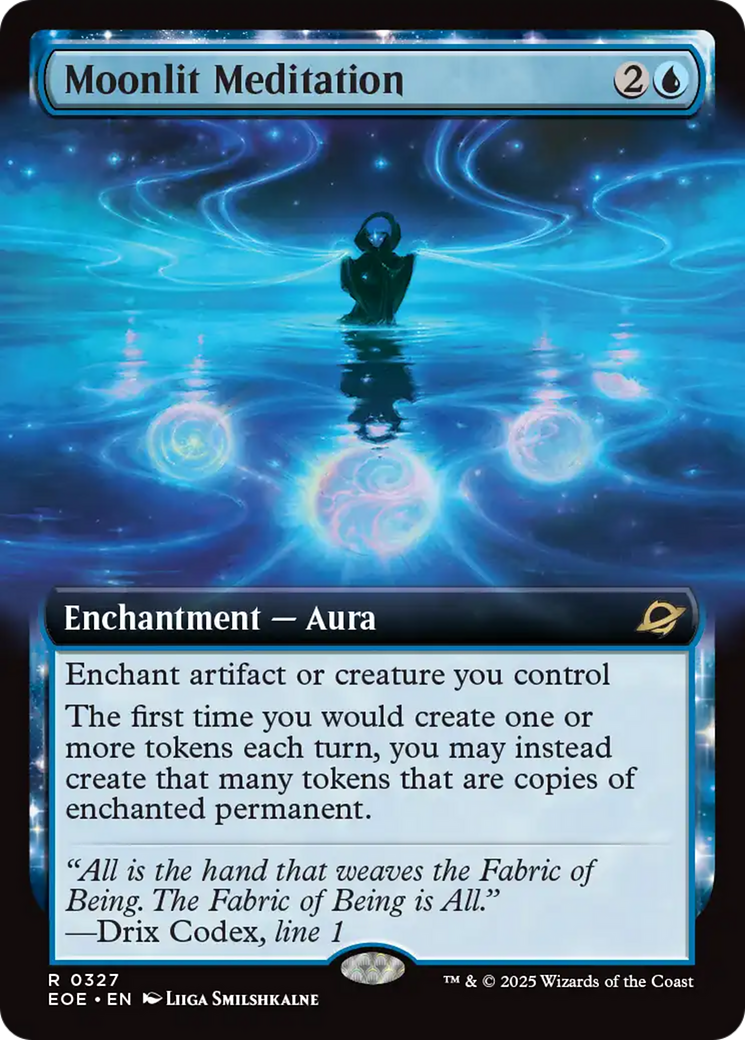 Moonlit Meditation (Extended Art) [Edge of Eternities] | Good Games Adelaide SA