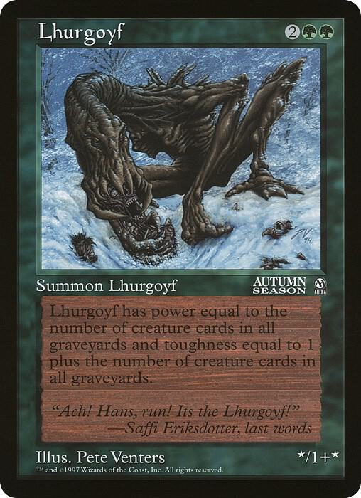 Lhurgoyf Arena League  (Oversize Cards)  | Good Games Adelaide SA