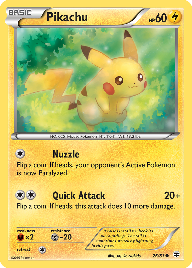 Pikachu (26/83) [XY: Generations] | Good Games Adelaide SA