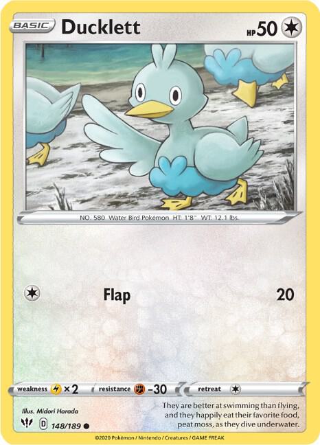 Ducklett 148/189 (SWSH03: Darkness Ablaze)  | Good Games Adelaide SA