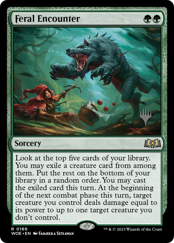 Feral Encounter 169 (Promo Pack: Wilds of Eldraine)  - Foil | Good Games Adelaide SA