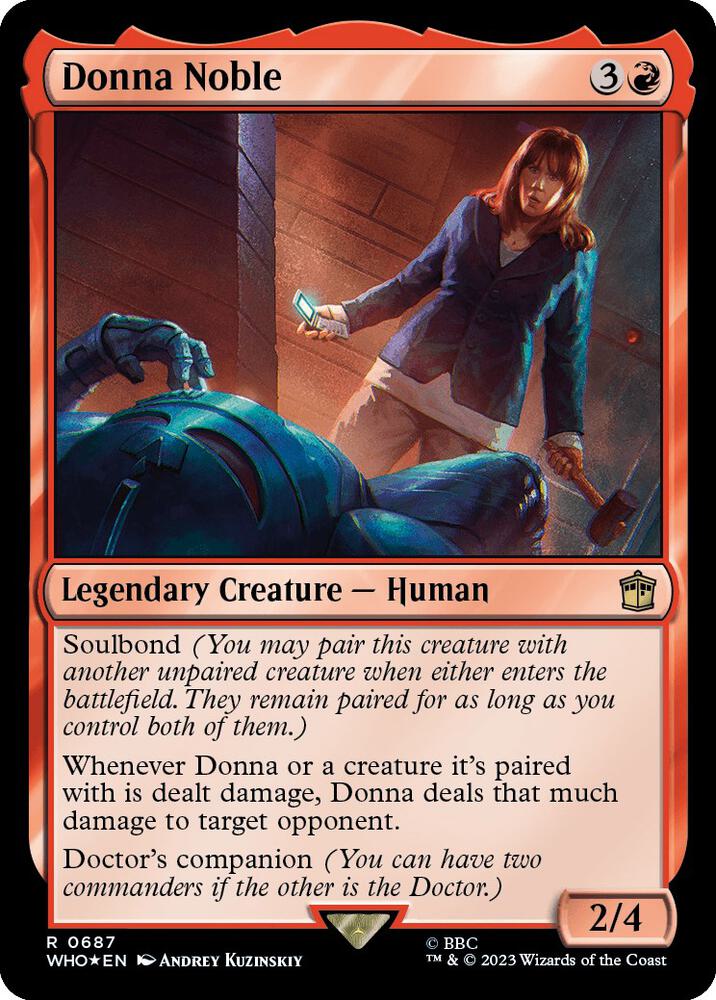 Donna Noble 687 (Universes Beyond: Doctor Who)  - Foil | Good Games Adelaide SA