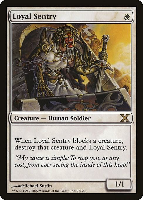 Loyal Sentry 27 (10th Edition)  - Foil | Good Games Adelaide SA