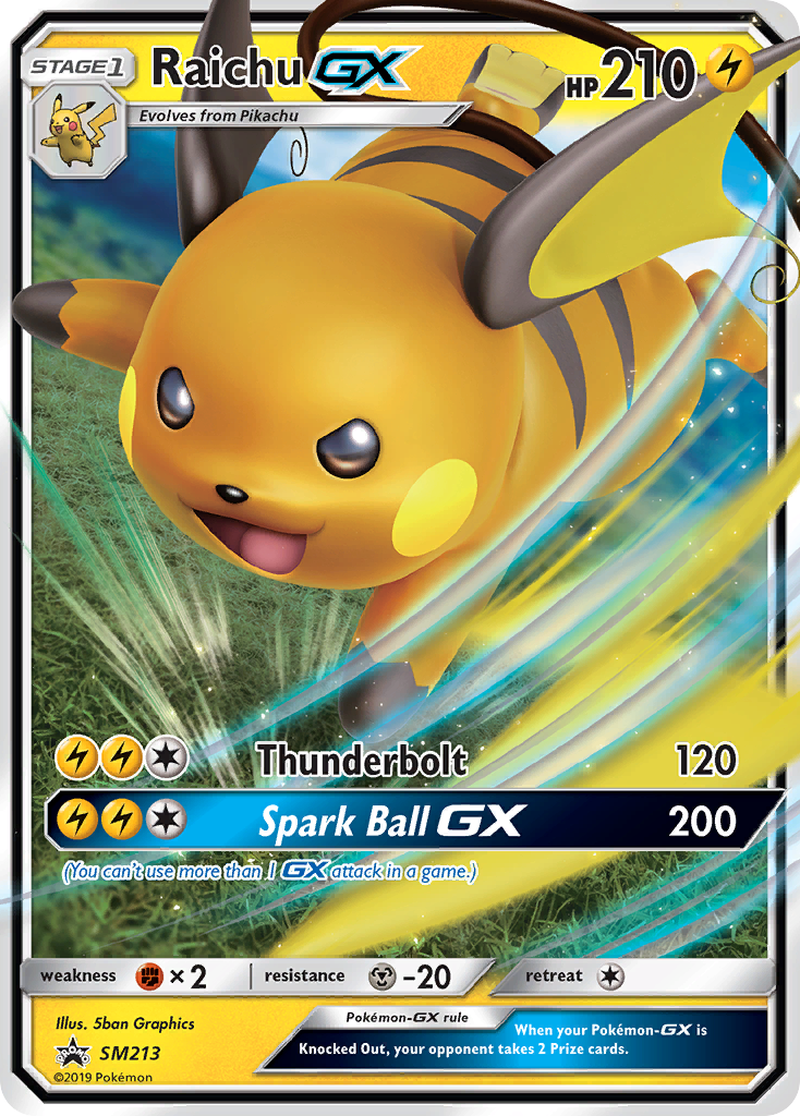 Raichu GX (SM213) [Sun & Moon: Black Star Promos] | Good Games Adelaide SA