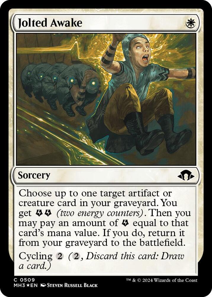Jolted Awake 509/303 (Modern Horizons 3)  - Ripple Foil | Good Games Adelaide SA