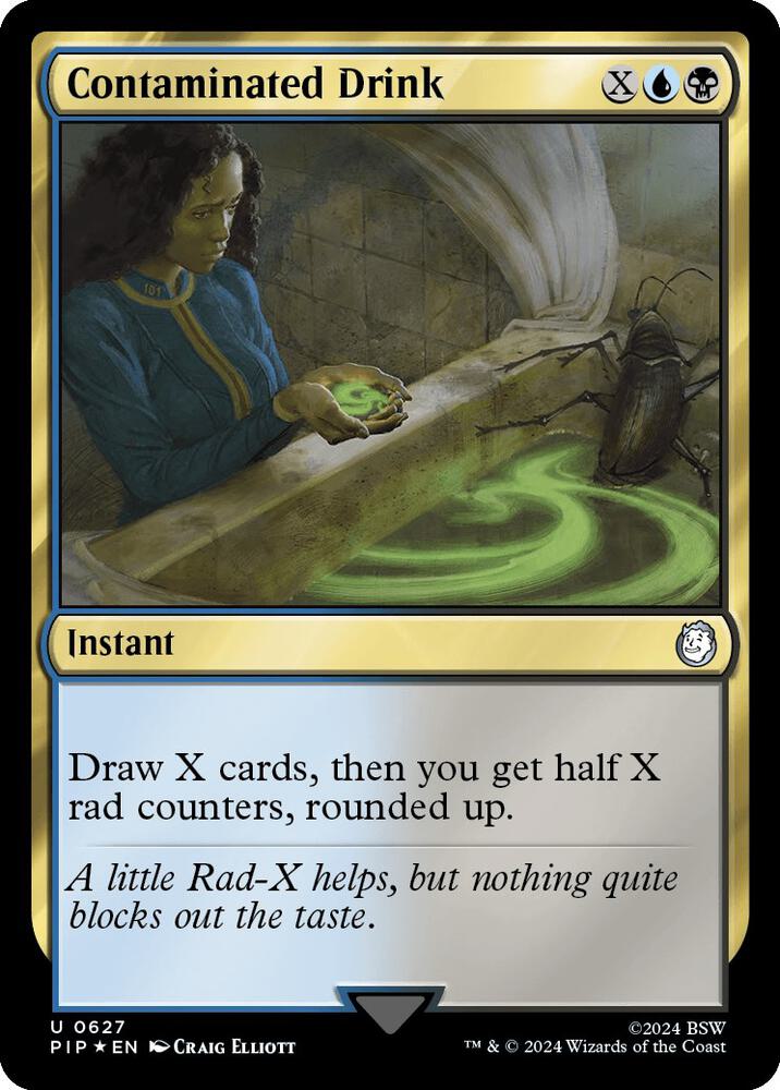 Contaminated Drink Surge Foil 627 (Universes Beyond: Fallout)  - Foil | Good Games Adelaide SA
