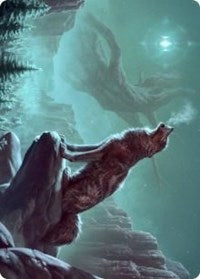 Sarulf's Packmate Art Card [Kaldheim: Art Series] | Good Games Adelaide SA