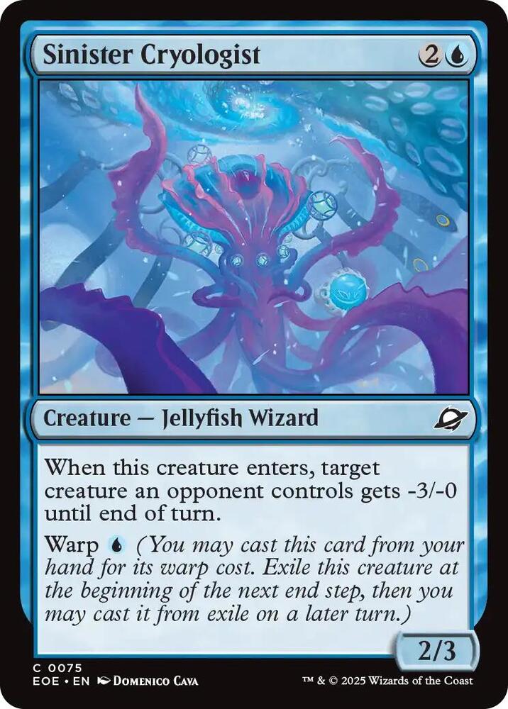 Sinister Cryologist 75 (Edge of Eternities)  | Good Games Adelaide SA