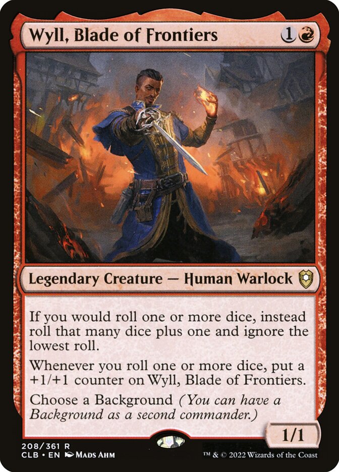 Wyll Blade of Frontiers 208 (Commander Legends: Battle for Baldur's Gate)  | Good Games Adelaide SA
