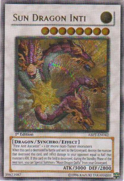 Sun Dragon Inti [ABPF-EN042] Ultimate Rare | Good Games Adelaide SA