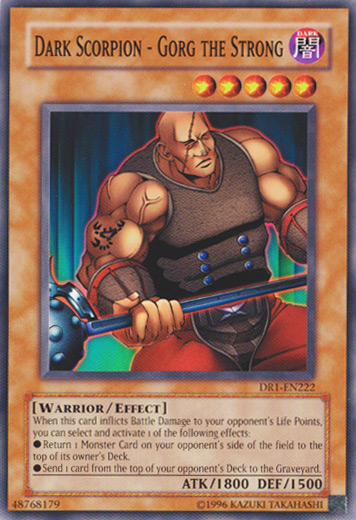Dark Scorpion - Gorg the Strong [DR1-EN222] Common | Good Games Adelaide SA