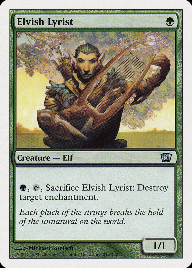 Elvish Lyrist 242 (8th Edition)  | Good Games Adelaide SA