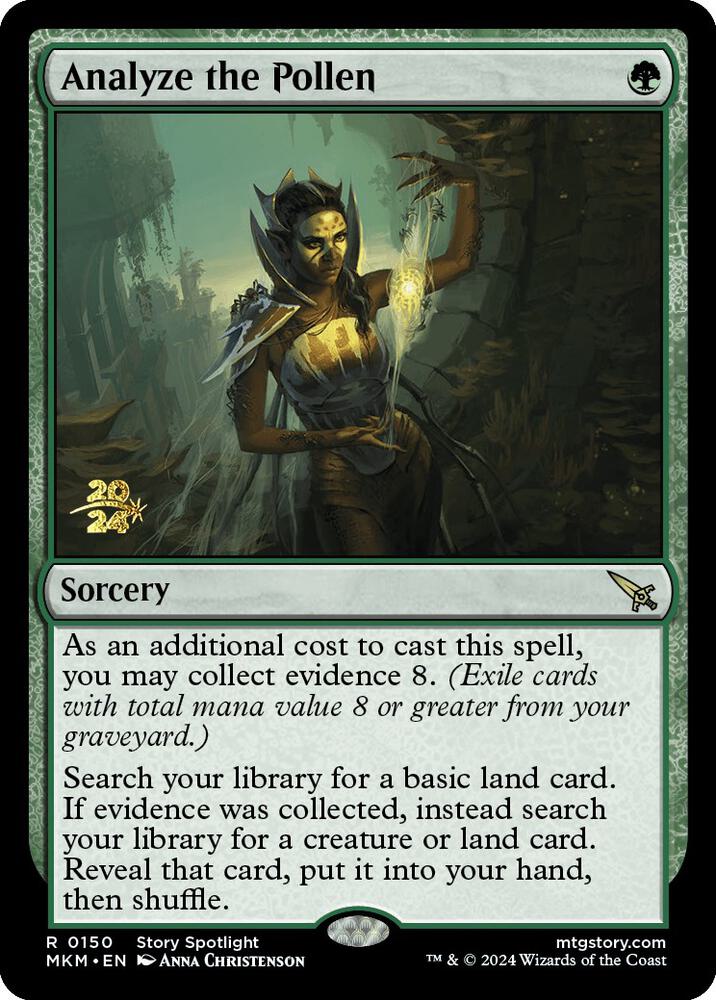 Analyze the Pollen 150 (Prerelease Cards)  - PreRelease Foil | Good Games Adelaide SA