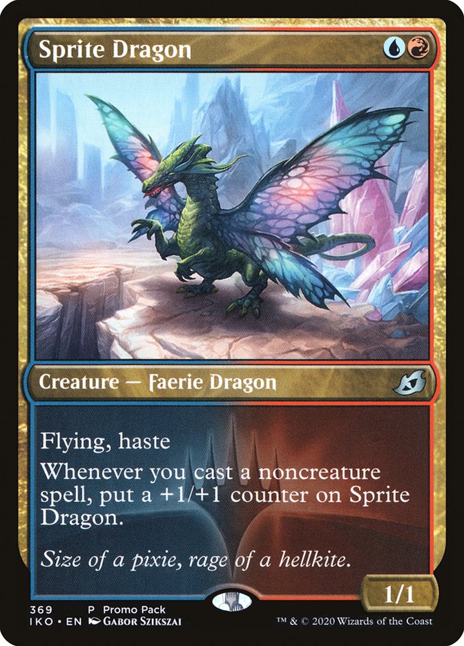 Sprite Dragon (Promo Pack) [Ikoria: Lair of Behemoths Promos] | Good Games Adelaide SA