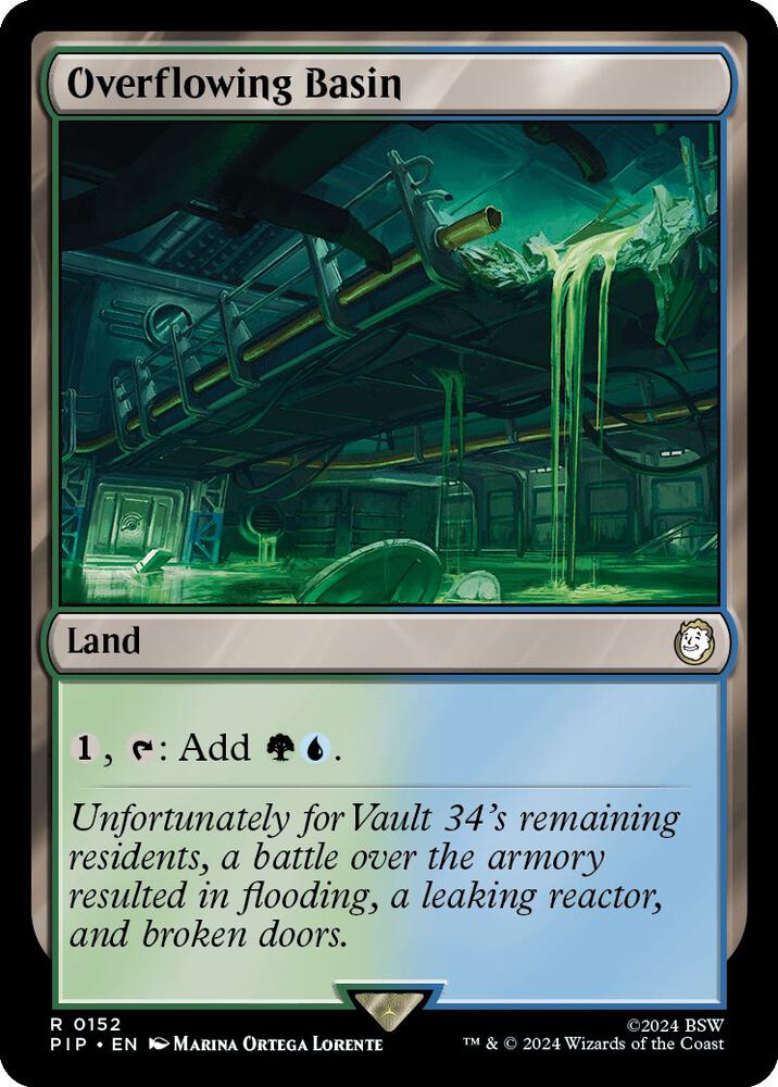 Overflowing Basin 152 (Universes Beyond: Fallout)  - Foil | Good Games Adelaide SA
