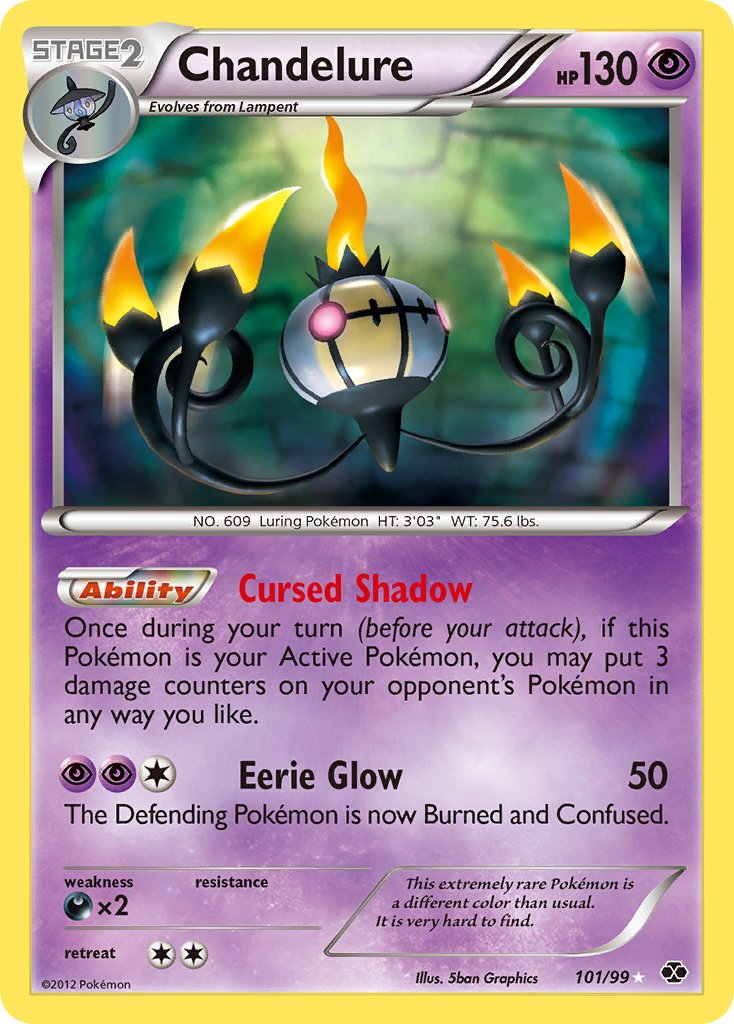 Chandelure (101/99) [Black & White: Next Destinies] | Good Games Adelaide SA