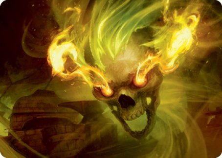 Flameskull Art Card [Dungeons & Dragons: Adventures in the Forgotten Realms Art Series] | Good Games Adelaide SA