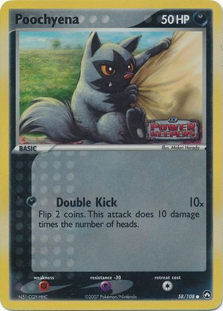 Poochyena (58/108) (Stamped) [EX: Power Keepers] | Good Games Adelaide SA