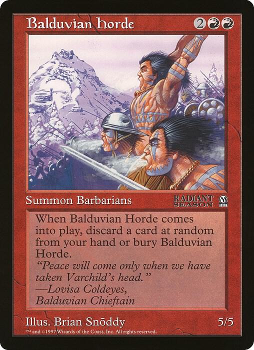 Balduvian Horde Arena League  (Oversize Cards)  | Good Games Adelaide SA