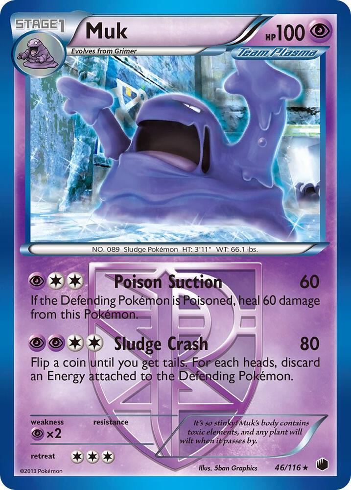 Muk Team Plasma 46/116 (Plasma Freeze)  - Reverse Holofoil | Good Games Adelaide SA