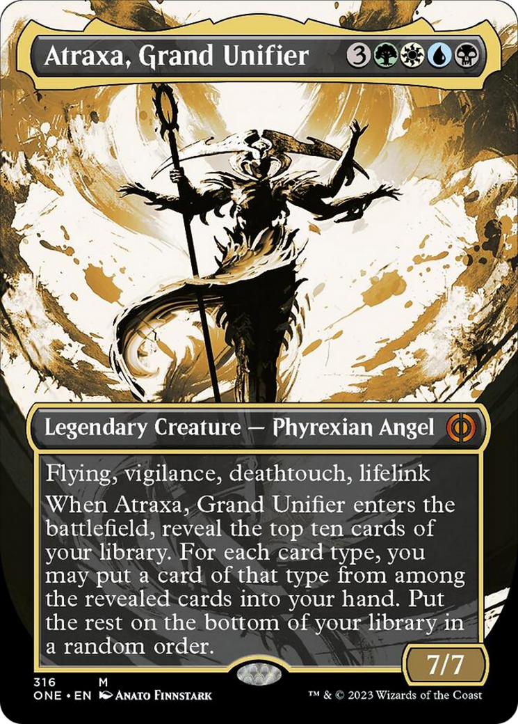 Atraxa, Grand Unifier (Borderless Ichor) [Phyrexia: All Will Be One] | Good Games Adelaide SA