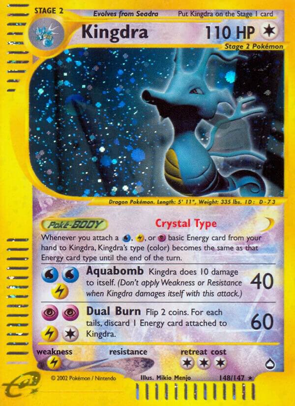Kingdra 148 148/147 (Aquapolis)  - Holofoil | Good Games Adelaide SA