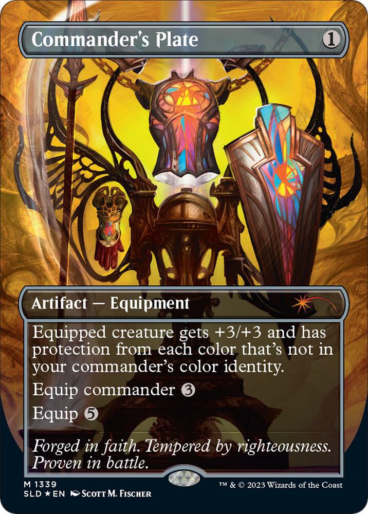 Commanders Plate 1339 1339 (Secret Lair Drop Series)  - Foil | Good Games Adelaide SA