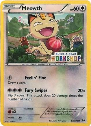 Meowth Build A Bear Workshop Exclusive 067/108 (Miscellaneous Cards & Products)  | Good Games Adelaide SA