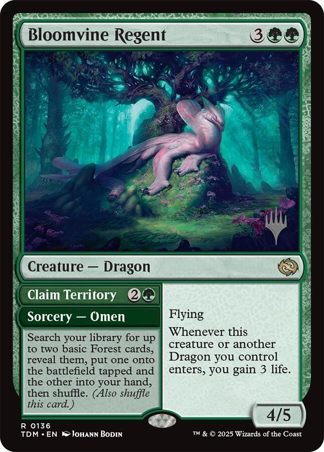 Bloomvine Regent 136 (Promo Pack: Tarkir: Dragonstorm)  - Foil | Good Games Adelaide SA