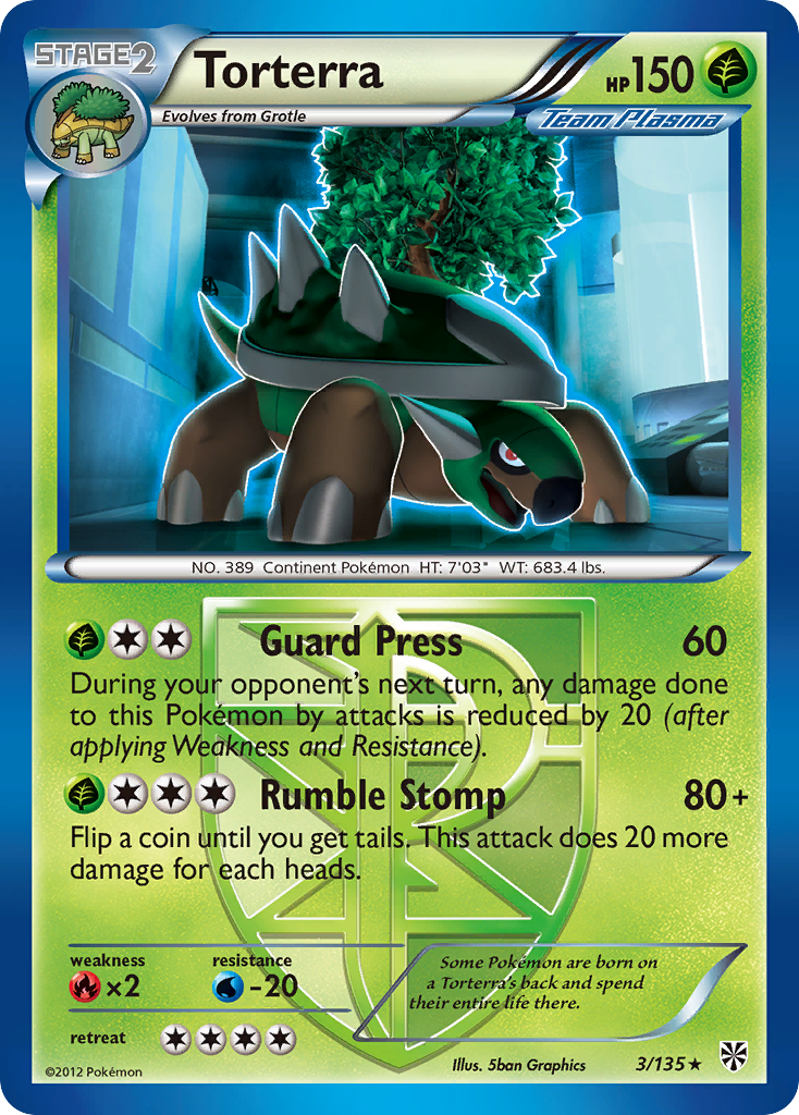 Torterra (3/135) [Black & White: Plasma Storm] | Good Games Adelaide SA