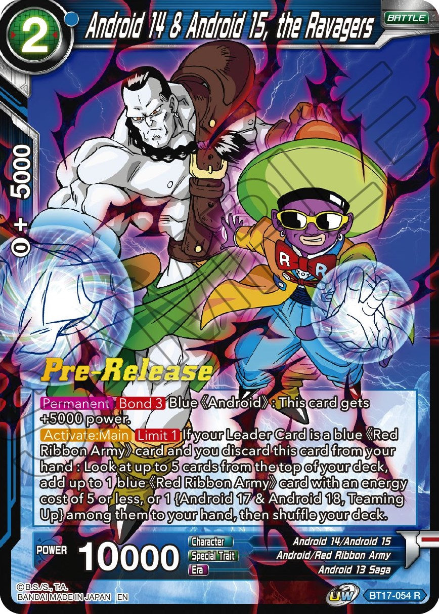 Android 14 & Android 15, the Ravagers (BT17-054) [Ultimate Squad Prerelease Promos] | Good Games Adelaide SA