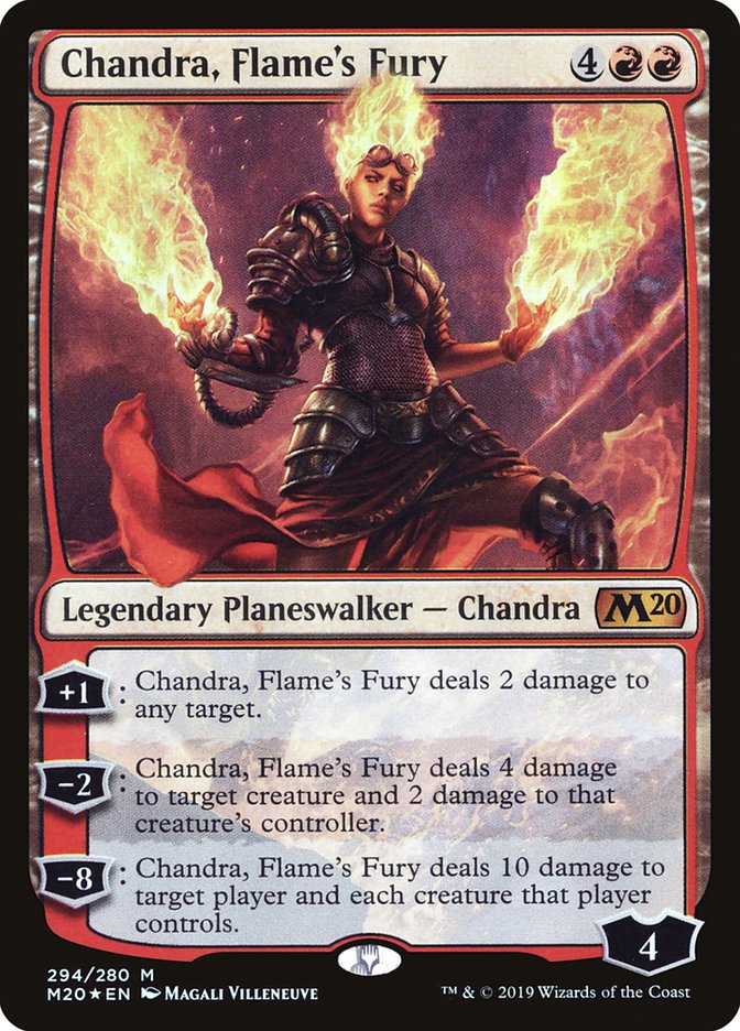 Chandra, Flame's Fury 294 (Core Set 2020)  - Foil | Good Games Adelaide SA