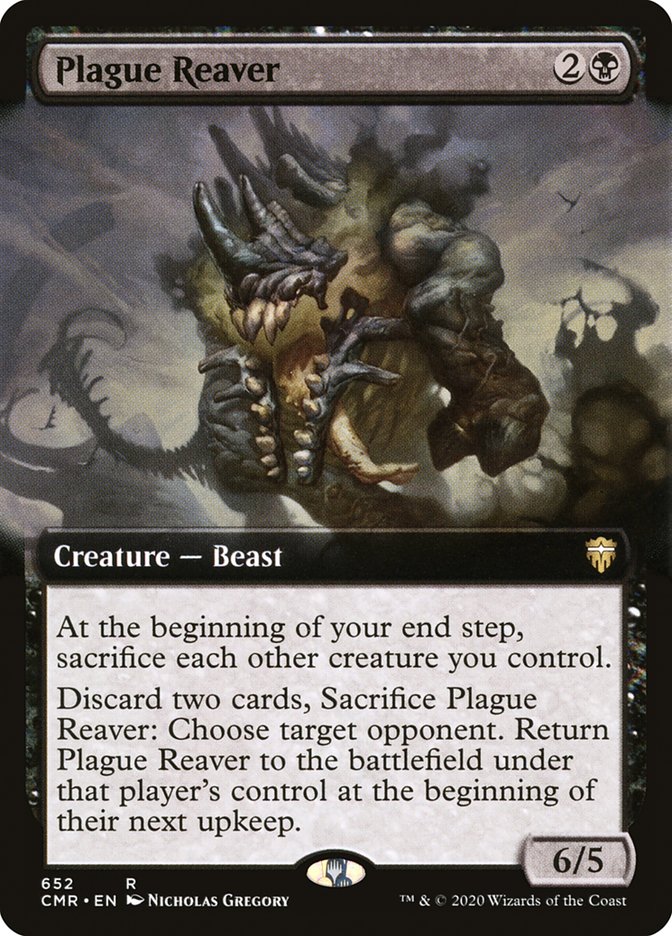 Plague Reaver (Extended Art) [Commander Legends] | Good Games Adelaide SA