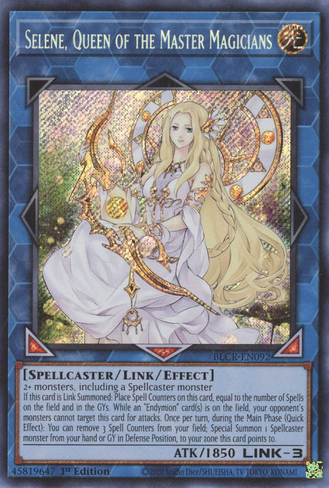 Selene, Queen of the Master Magicians [BLCR-EN092] Secret Rare | Good Games Adelaide SA