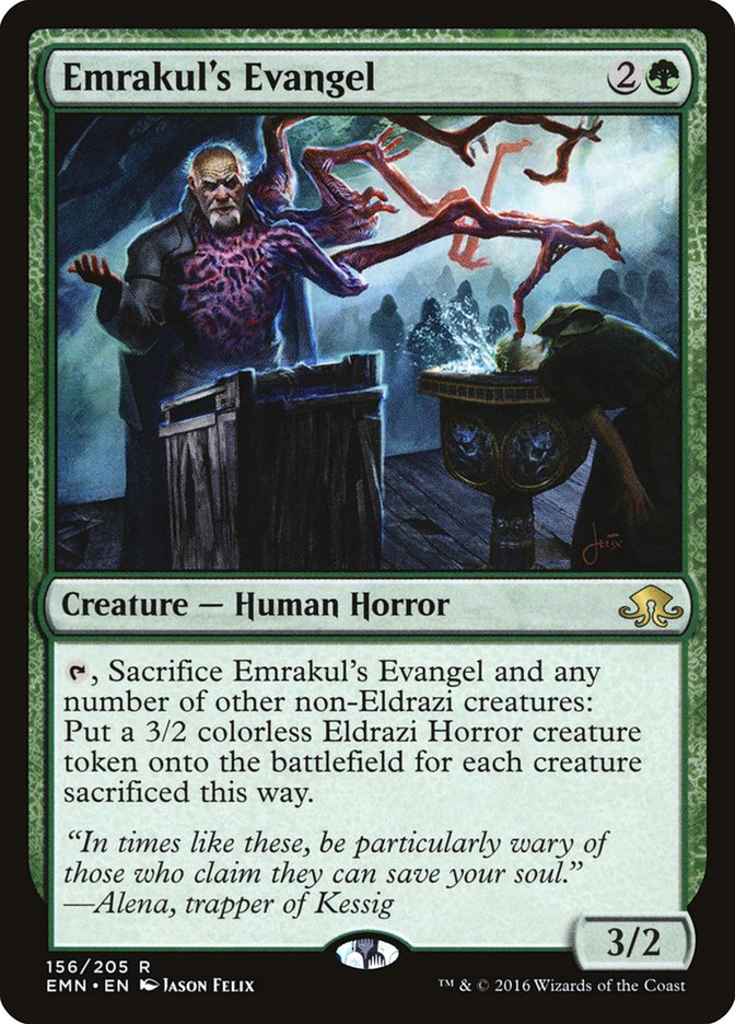 Emrakul's Evangel 156 (Eldritch Moon)  | Good Games Adelaide SA