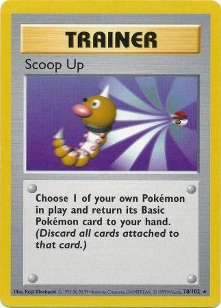 Scoop Up (78/102) [Base Set Shadowless Unlimited] | Good Games Adelaide SA