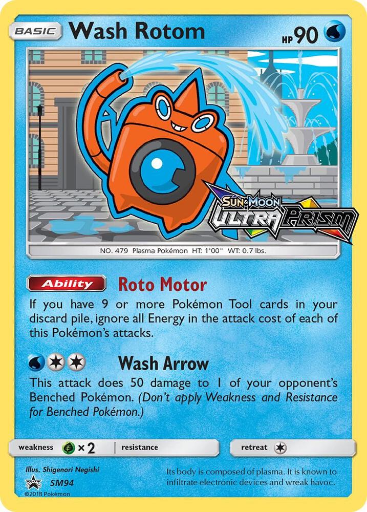 Wash Rotom Prerelease SM94 (SM Promos)  - Holofoil | Good Games Adelaide SA