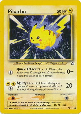 Pikachu (70/111) [Neo Genesis Unlimited] | Good Games Adelaide SA