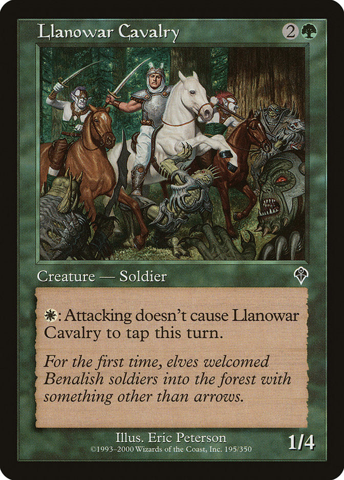 Llanowar Cavalry 195 (Invasion)  | Good Games Adelaide SA