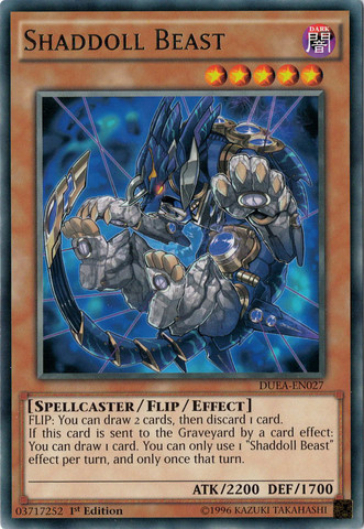Shaddoll Beast [DUEA-EN027] Rare | Good Games Adelaide SA