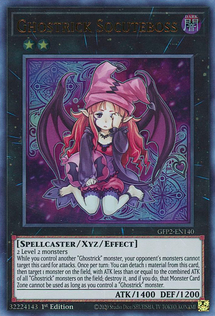Ghostrick Socuteboss [GFP2-EN140] Ultra Rare | Good Games Adelaide SA