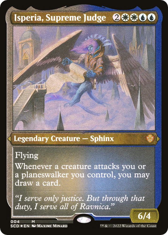 Isperia, Supreme Judge 4 (Starter Commander Decks)  - Etched Foil | Good Games Adelaide SA