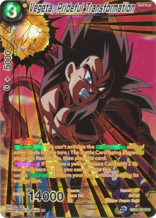 Vegeta, Prideful Transformation (SPR) [BT10-105] | Good Games Adelaide SA