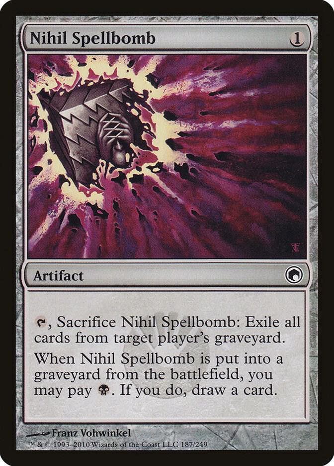 Nihil Spellbomb 187 (Scars of Mirrodin)  - Foil | Good Games Adelaide SA