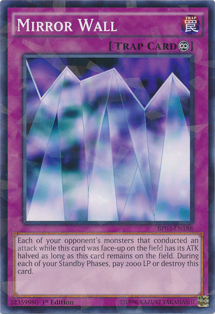 Mirror Wall [BP03-EN188] Shatterfoil Rare | Good Games Adelaide SA